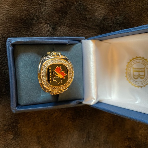 Bradford Exchange, team Canada ringdiamonds,certified authentic.Limited Edition. - Picture 2 of 9